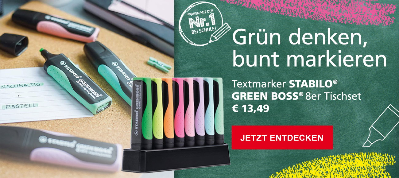 Stabilo Textmarker GreenBoss