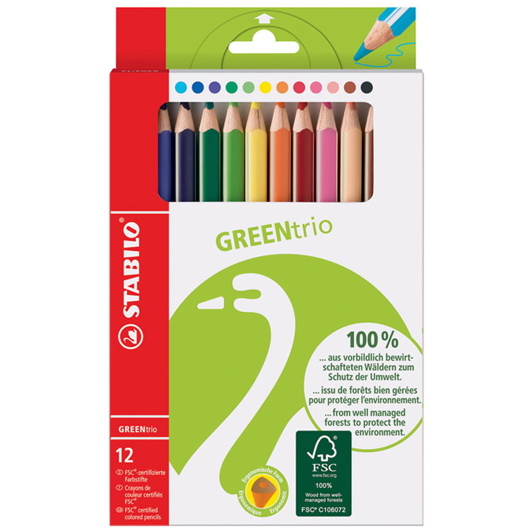 Stabilo GREENtrio