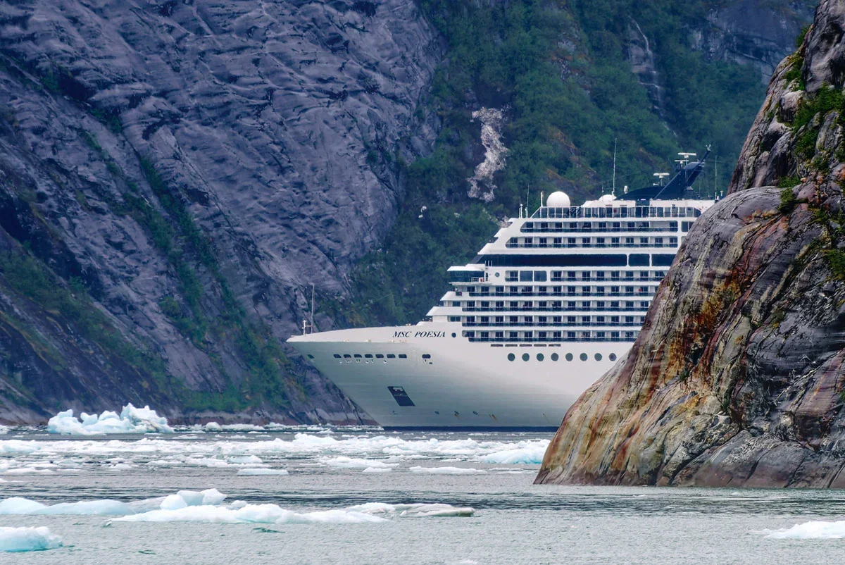 MSC Poesia, Endicott Arm, Alaska