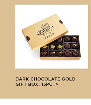 Dark Chocolate Gold Gift Box, 15pc.