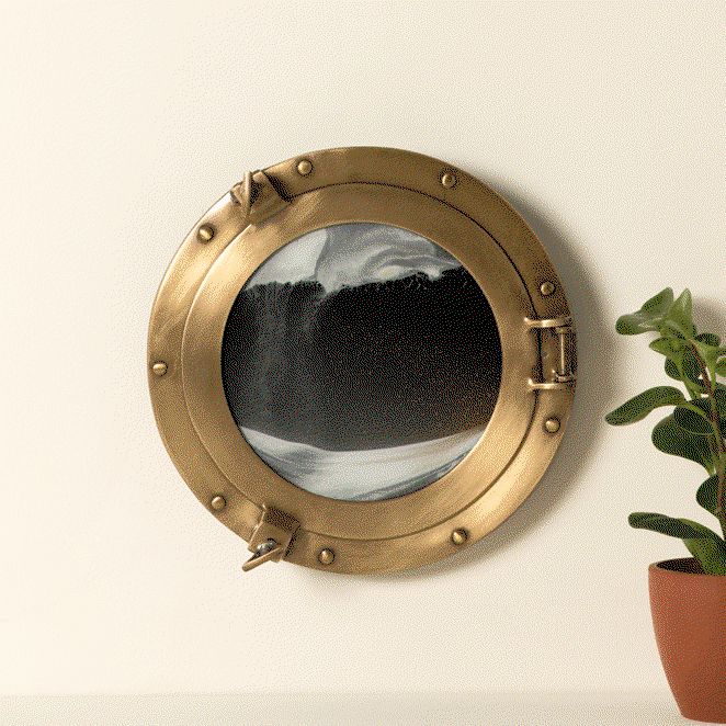 Ship Porthole Sand Art