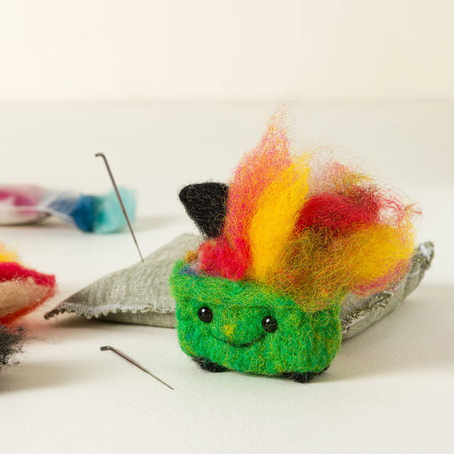 Dumpster Fire Needle Felting Kit