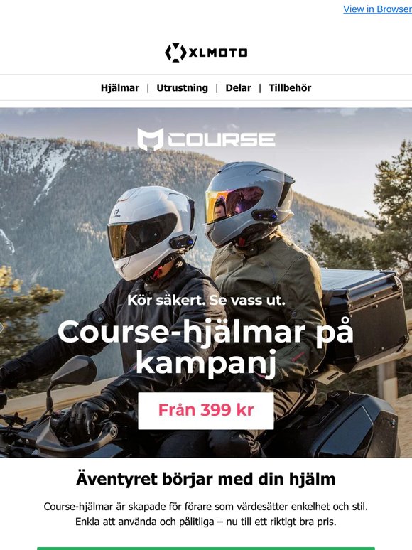Populära Course-hjälmar från 399 kr
