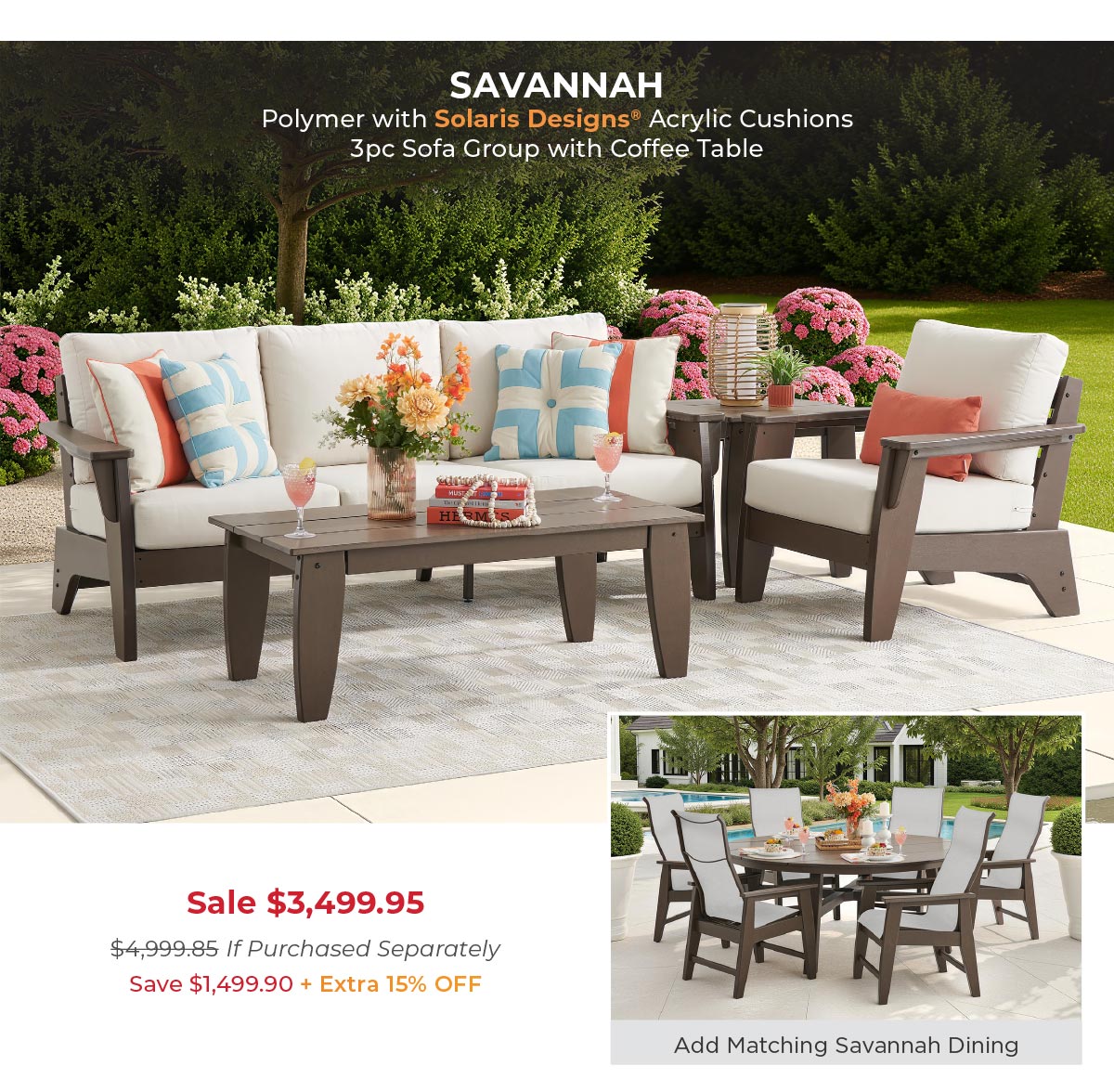 Savannah 3pc seating 
