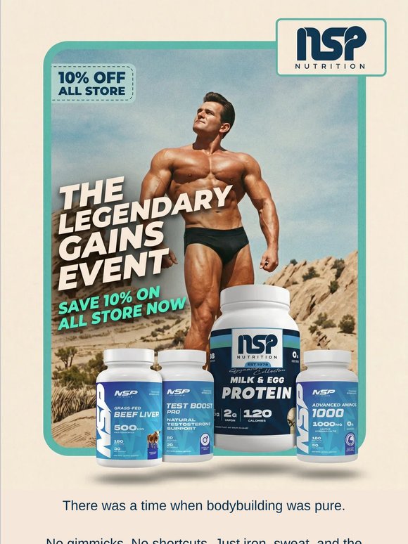 Train Like the Golden Era! 10% Off Everything