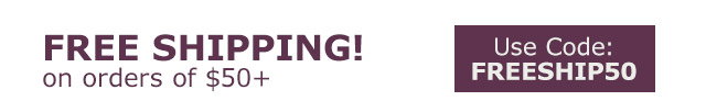 Free Shipping on Orders Over $50
