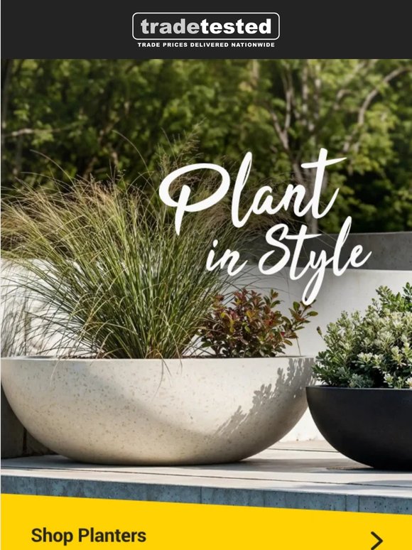 Big pots that won't break your back.🌱