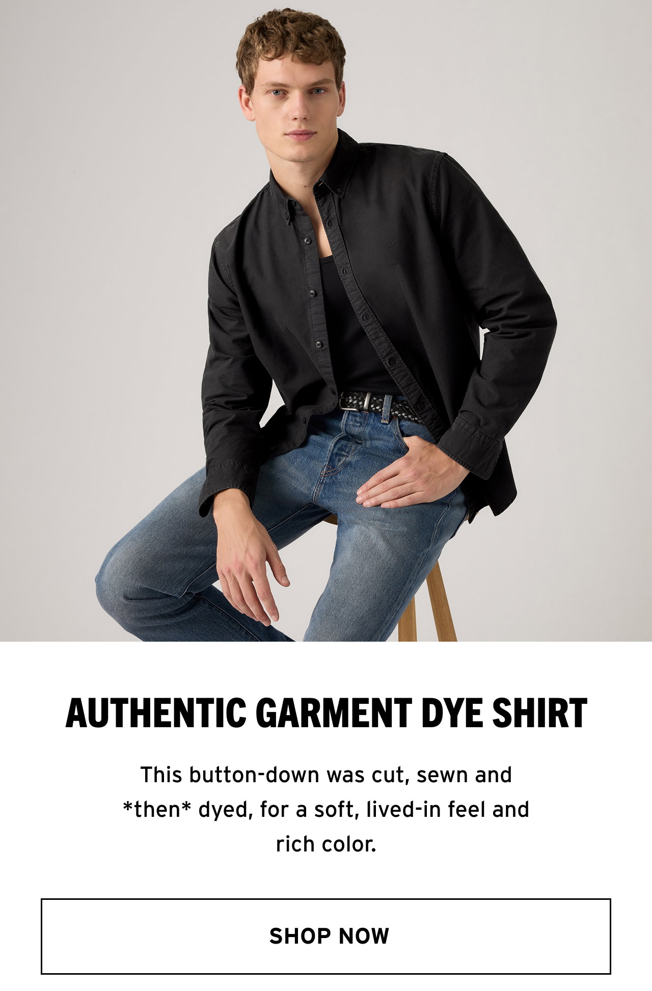 SHOP MEN'S AUTHENTIC GARMENT DYE SHIRT