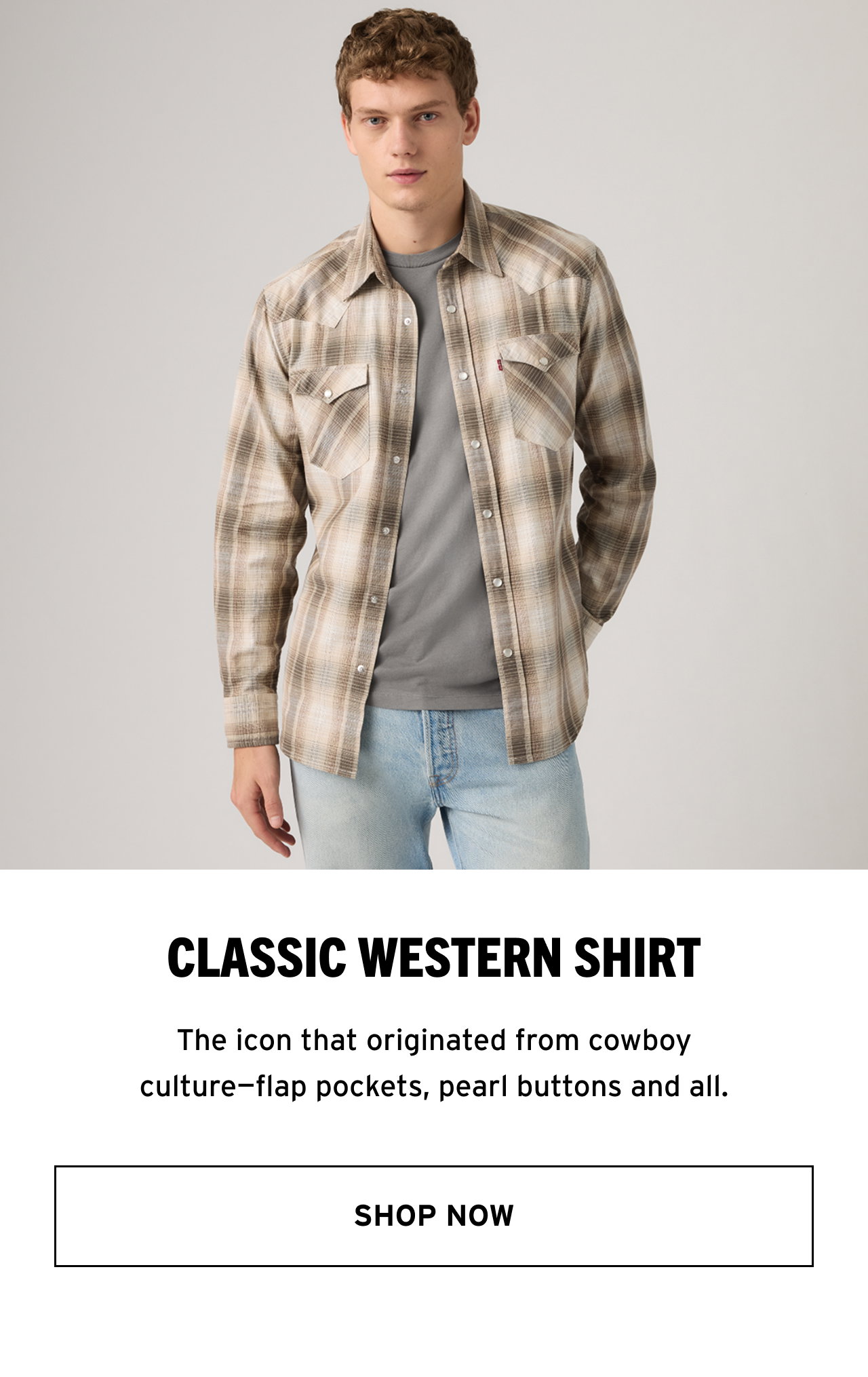 SHOP MENS CLASSIC WESTERN SHIRT