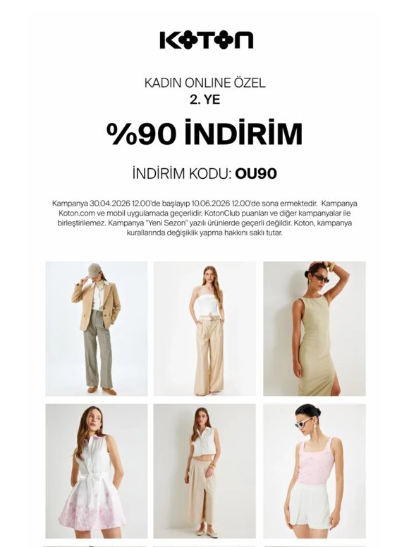 %90 İNDİRİM 😍