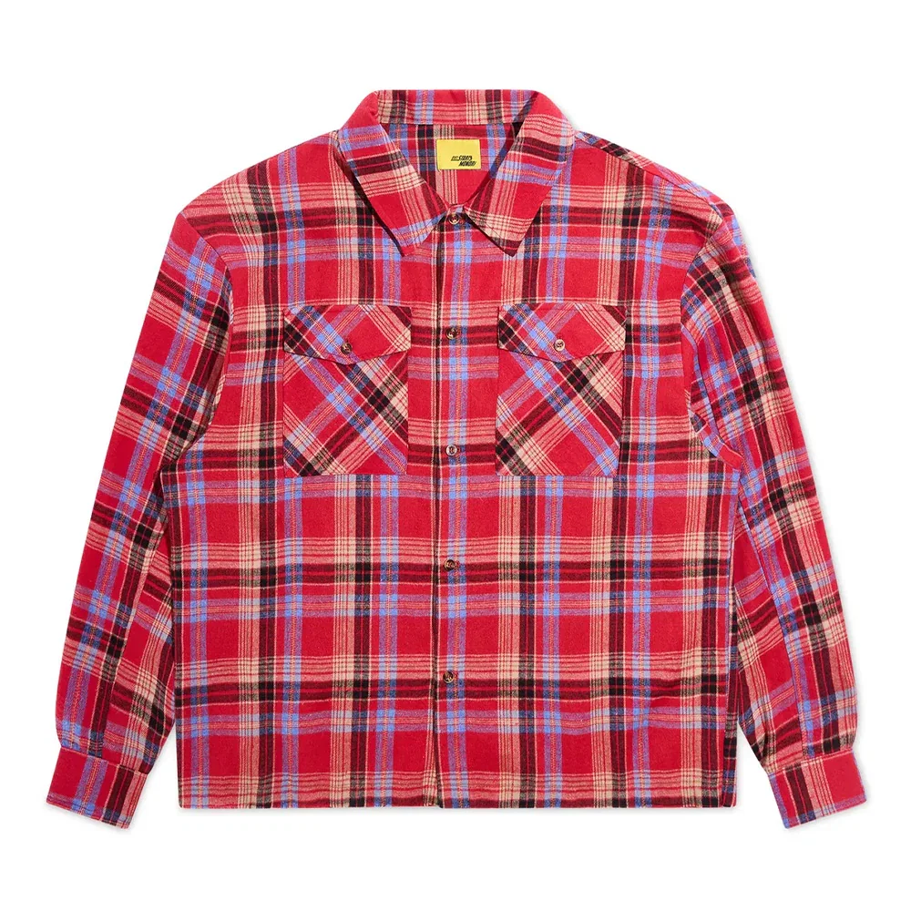 Image of Diet Starts Monday Star Plaid LS Flannel