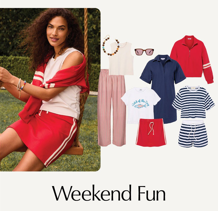 Weekend Fun. Cutouts of themebox looks.