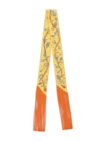 Les Cles a Pois Silk Twilly Scarf