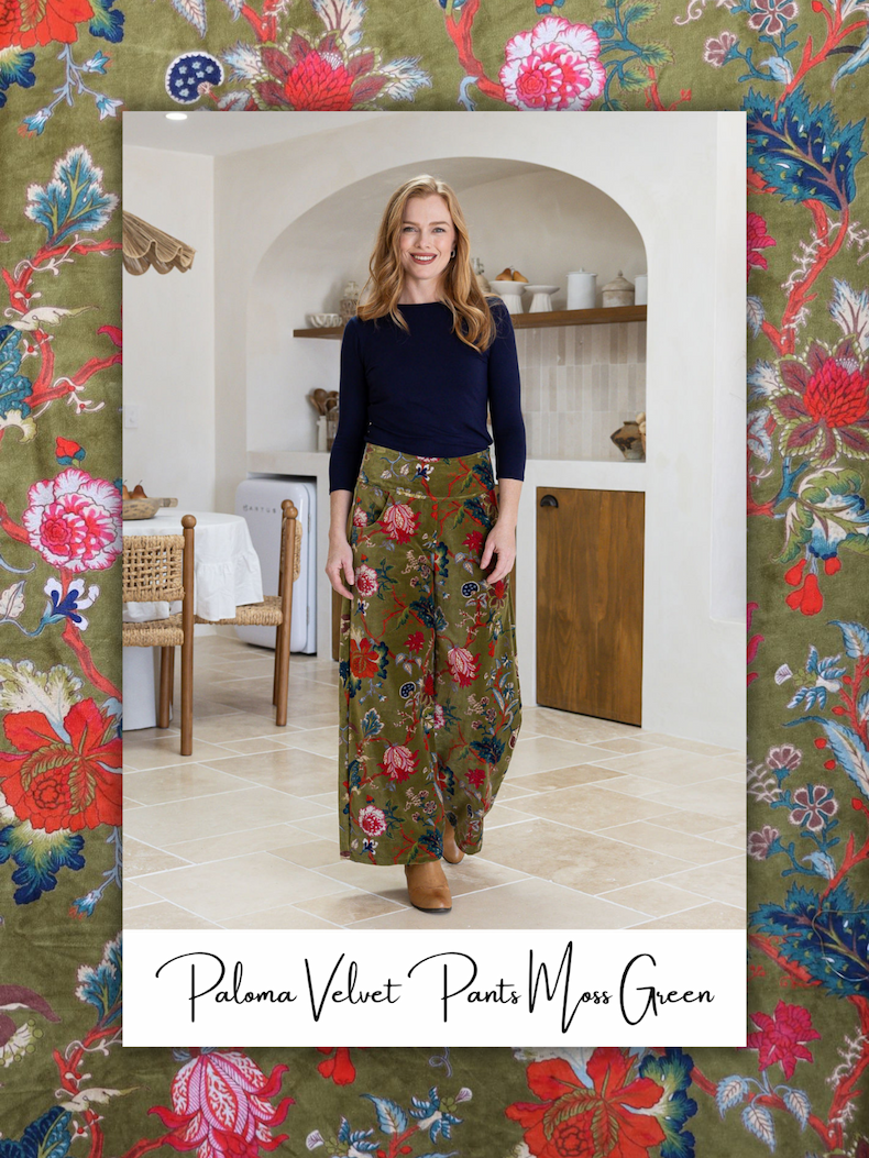 women wearing beautiful cotton corduroy pants