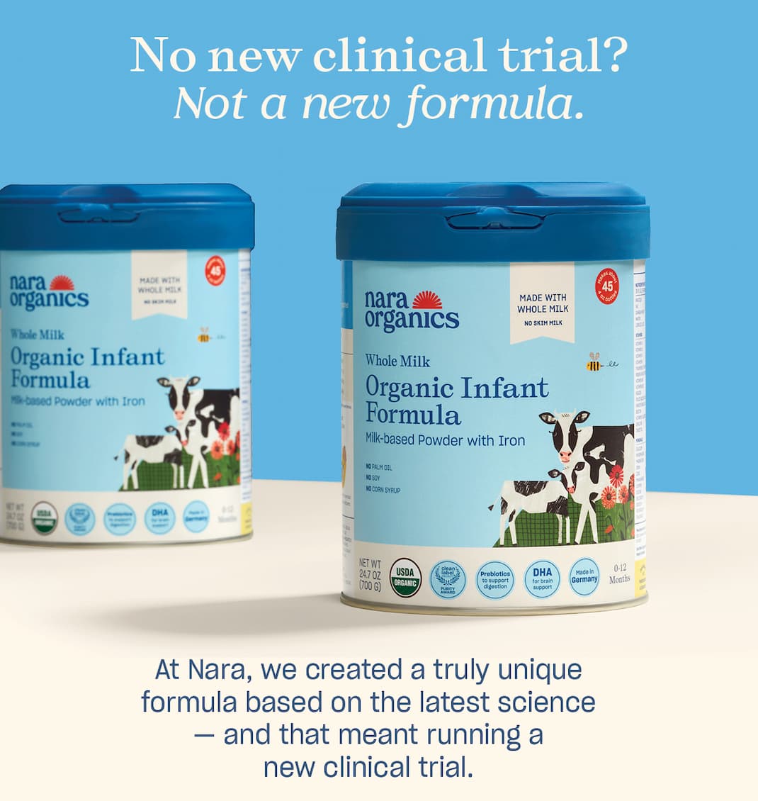 no new clinical trial? not a new formula