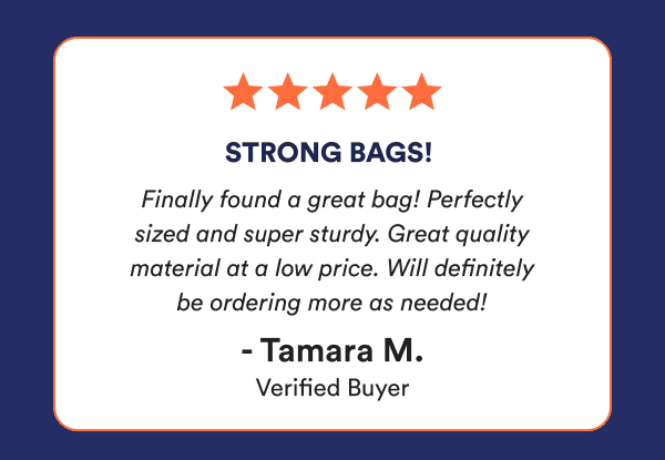 5 Star Review! STRONG BAGS! Finally found a great bag! 
