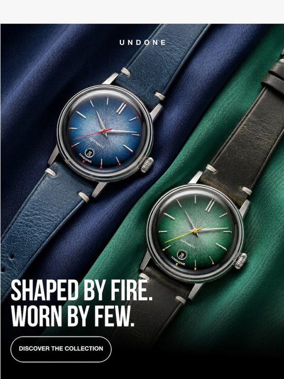 A Dial Forged at 800°C - Urban Enamel Automatic