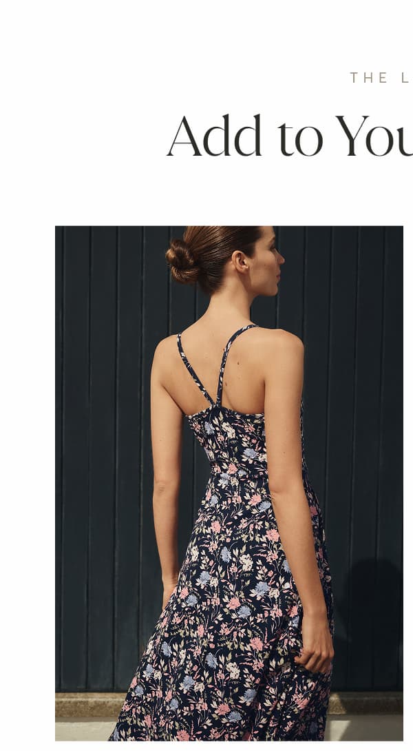 Organic Fit & Flare Midi Dress
