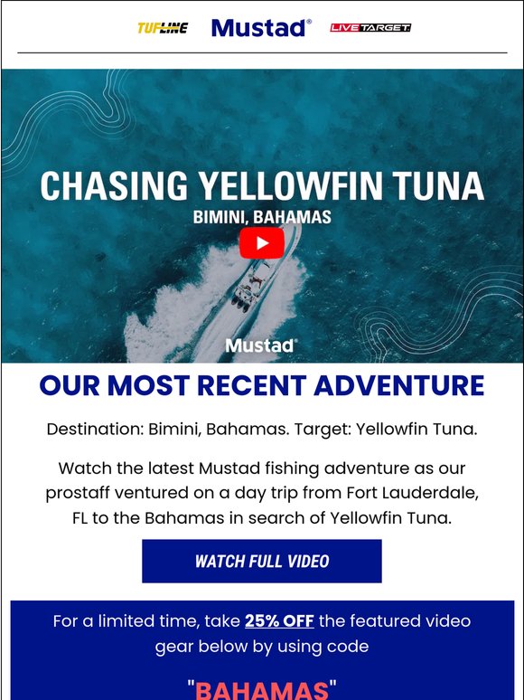 Insane Yellowfin Tuna Bite in the Bahamas...Plus Exclusive Product Offer Inside 👀