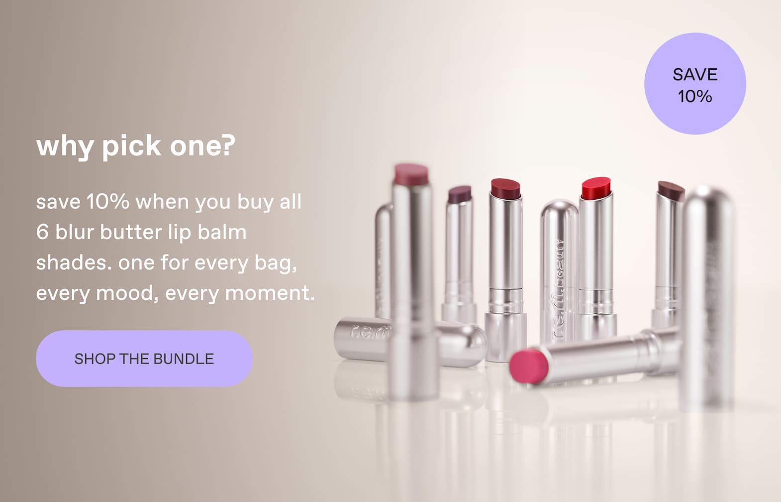 blur butter lip balm full collection bundle - save 10% 