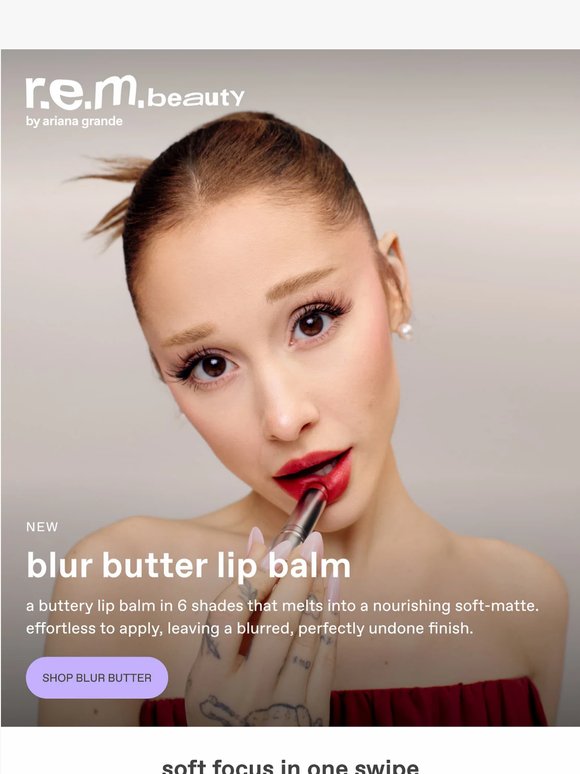NEW blur butter lip balm ✨💄