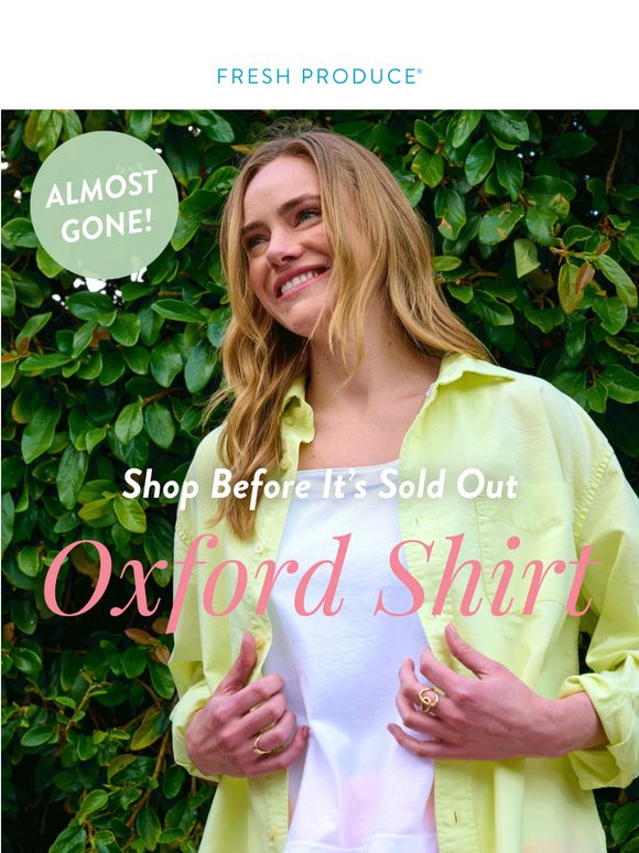 Hurry! Oxfords Are Almost Gone 🚨