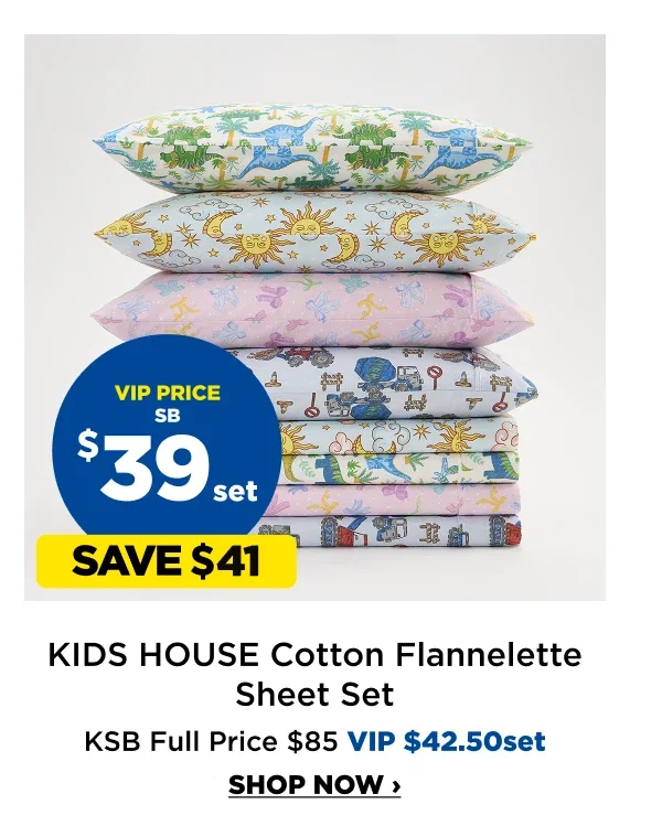 Kids House Cotton Flannelette