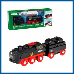 Battery-Operated Steaming Train