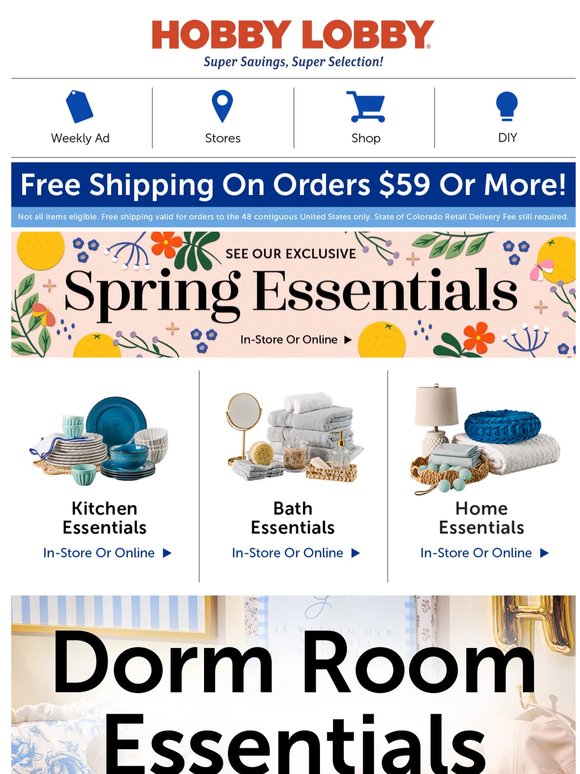 Personalize Your Space With Hobby Lobby®