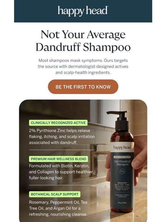 Not Your Average Dandruff Shampoo