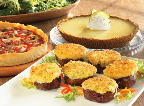 Image of 2 Wildfire Filet Medallion Trios & Key Lime Pie