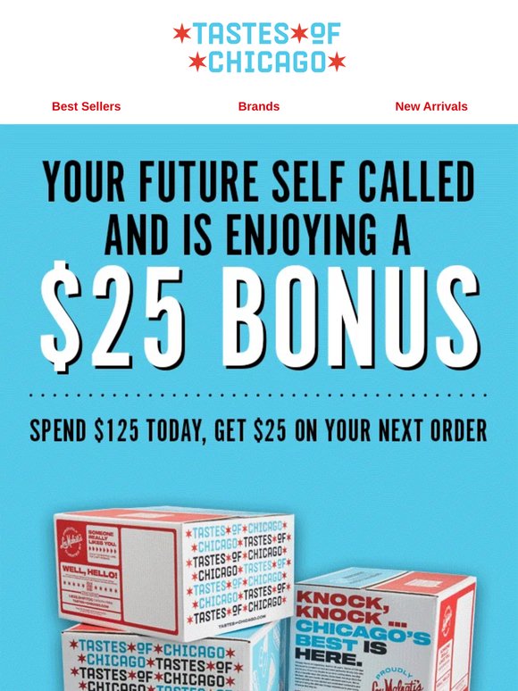 Get $25 Later ⭐️ Treat Yourself Now