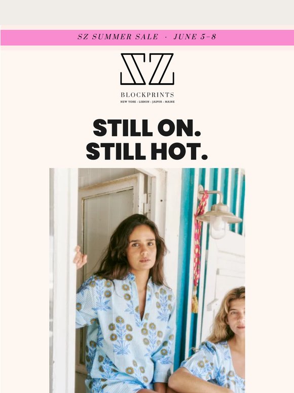 Still shopping? You should be. 🌸