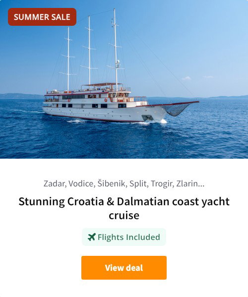 Stunning Croatia &amp; Dalmatian coast yacht cruise