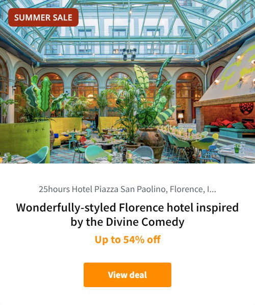Wonderfully-styled Florence hotel inspired by the Divine Comedy
