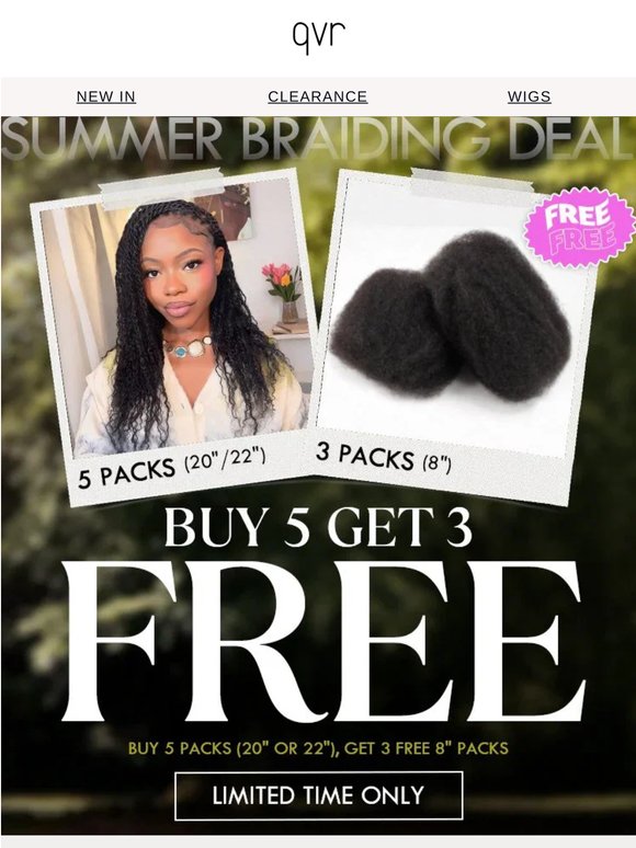 Hi, Your Buy 5 Get 3 Free Order Is About To Process