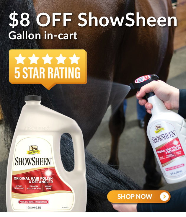 $8 off showsheen in-cart