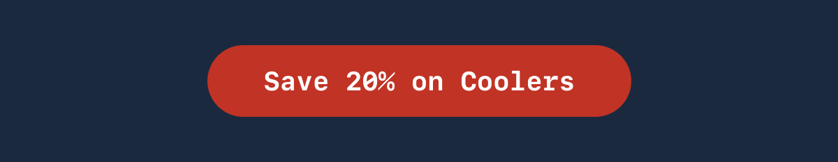 Save 20% on Coolers