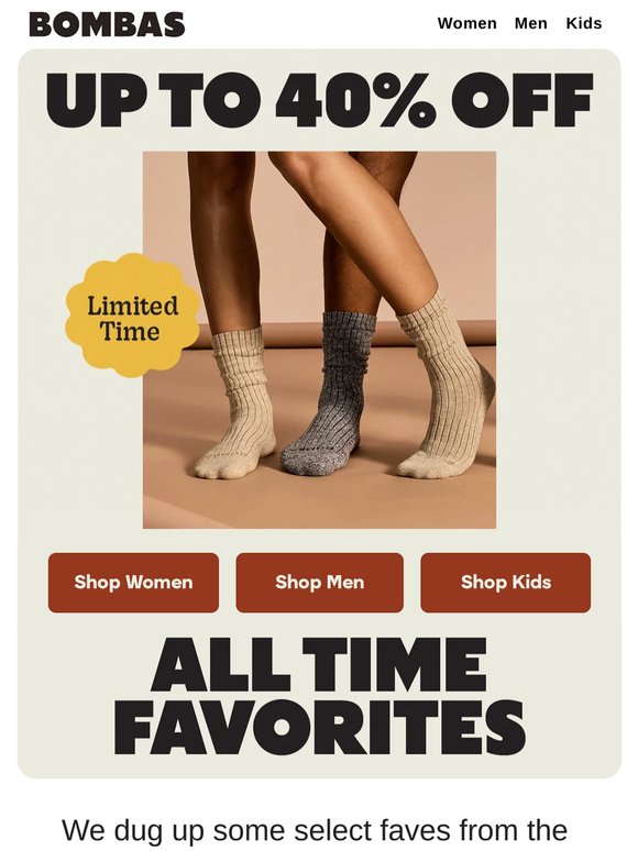 Save Up to 40% On Select Faves