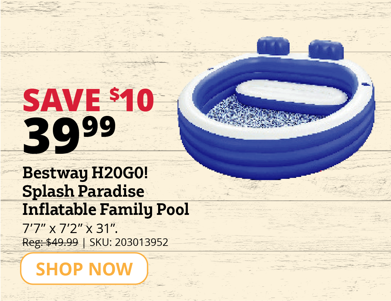 Bestway H2OGO! Splash Pool