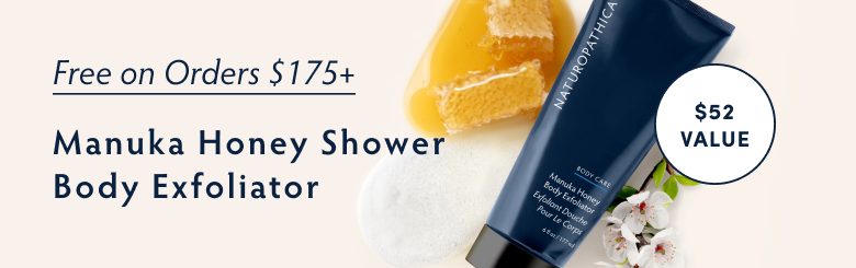 Free Manuka Honey Shower Body Exfoliator on Orders $175