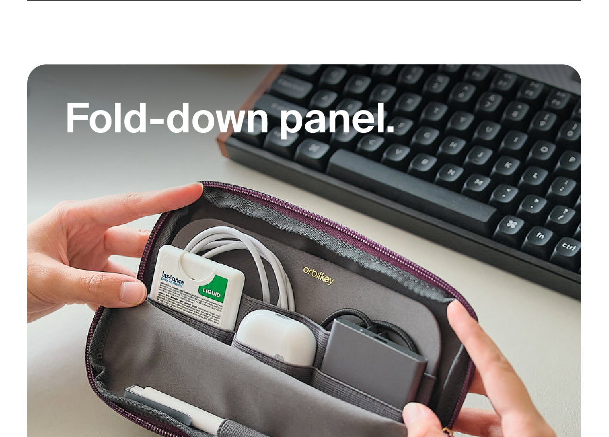 an image of a promotional ad for a travel wallet
