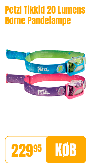 Køb Petzl Tikkid 20 Lumens Børne Pandelampe