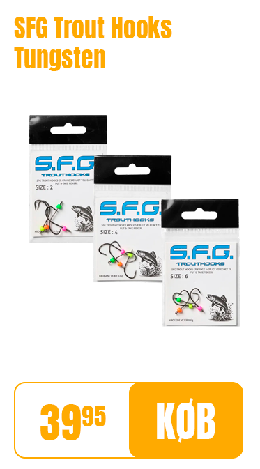 Køb SFG Trout Hooks Tungsten
