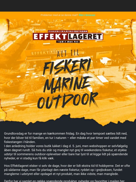 Butikken er lukket, men webshoppen venter!