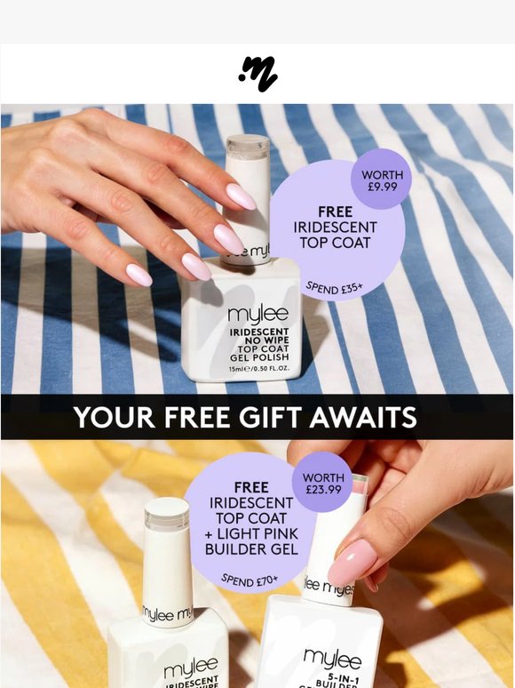 Get free gifts with your summer mani ✨