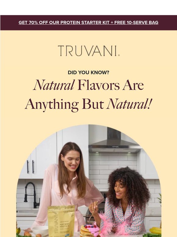 Finally! Protein Without ‘Natural Flavors’ (70% Off) 🙌🏻