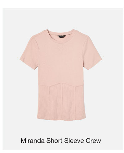 Shop Miranda Short Sleeve Crew