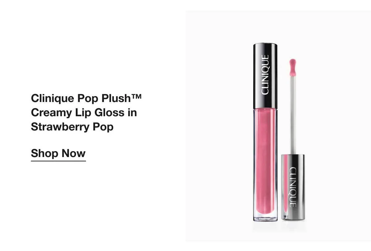 Clinique Pop Plush™ Creamy Lip Gloss in Strawberry Pop | Shop Now