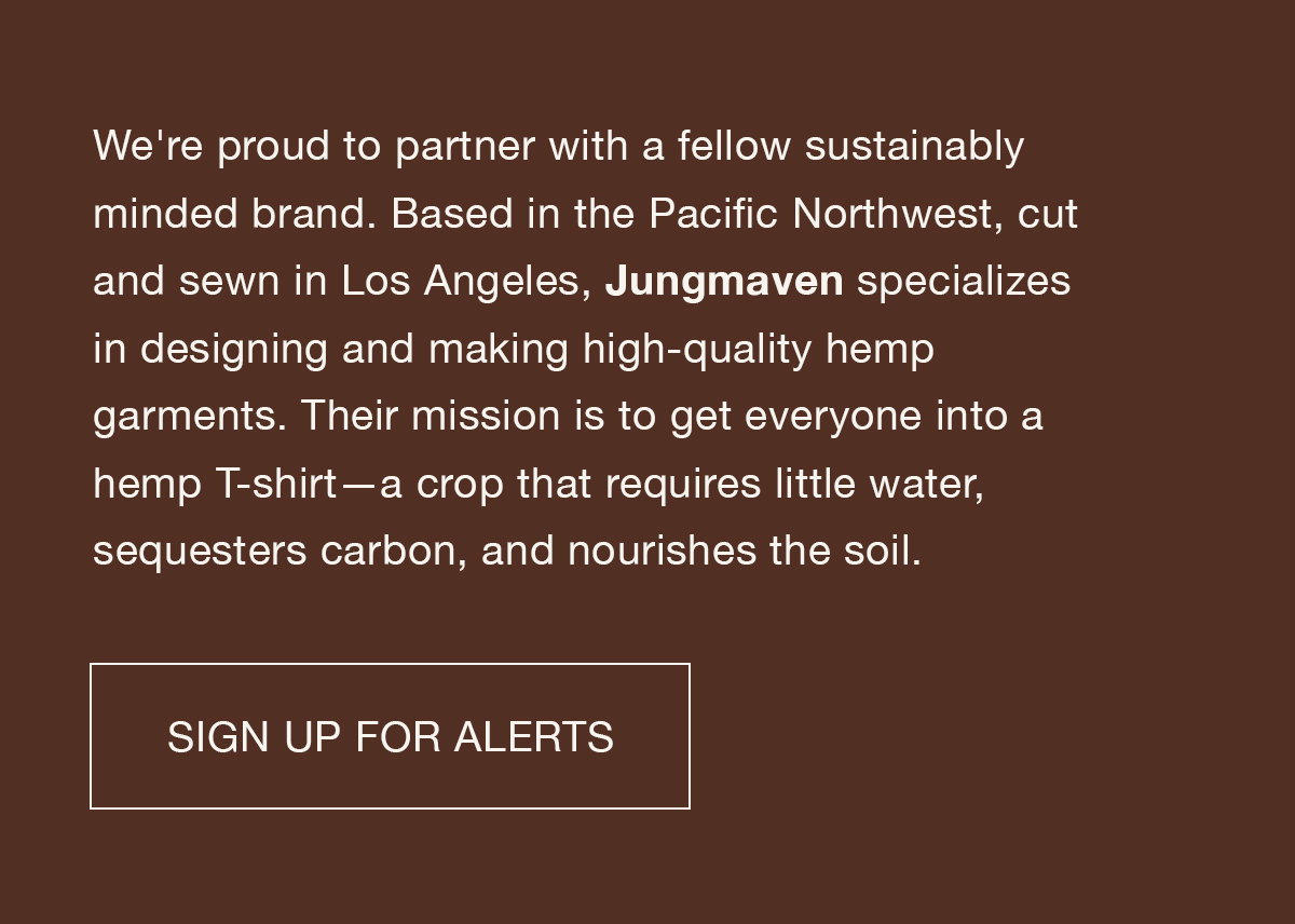 Sign up for alerts